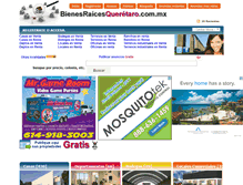 Tablet Screenshot of bienesraicesqueretaro.com.mx